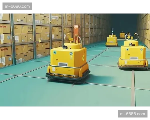 自动避障机器人联动孪生地图 场内物资投送自动化